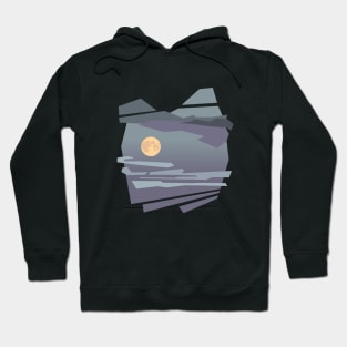 Full moon at night Hoodie